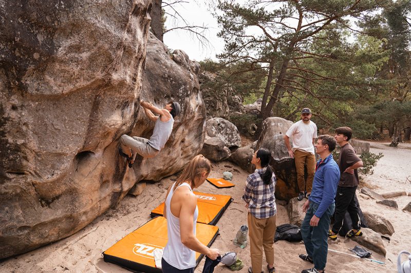 opening season 2025 bouldering camps fontainebleau
