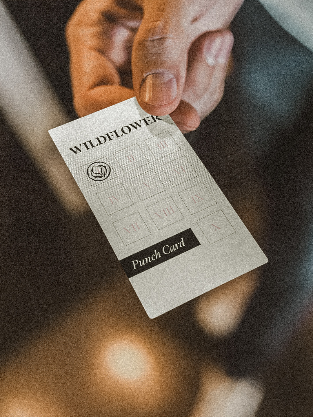 punch card wildflower climbing